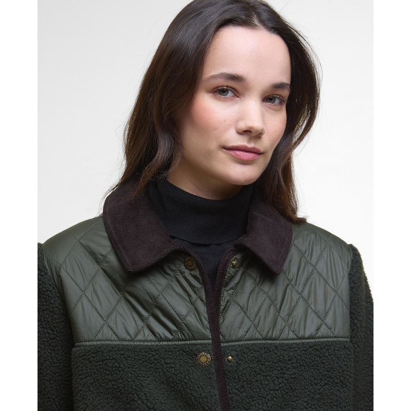 BARBOUR Fleece Laurel Olive