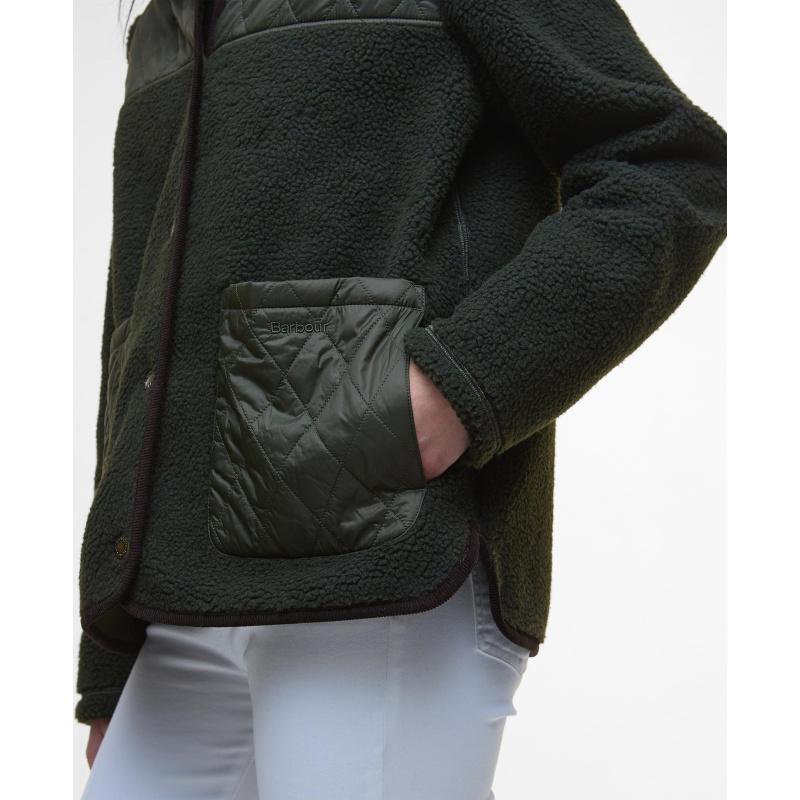 BARBOUR Fleece Laurel Olive