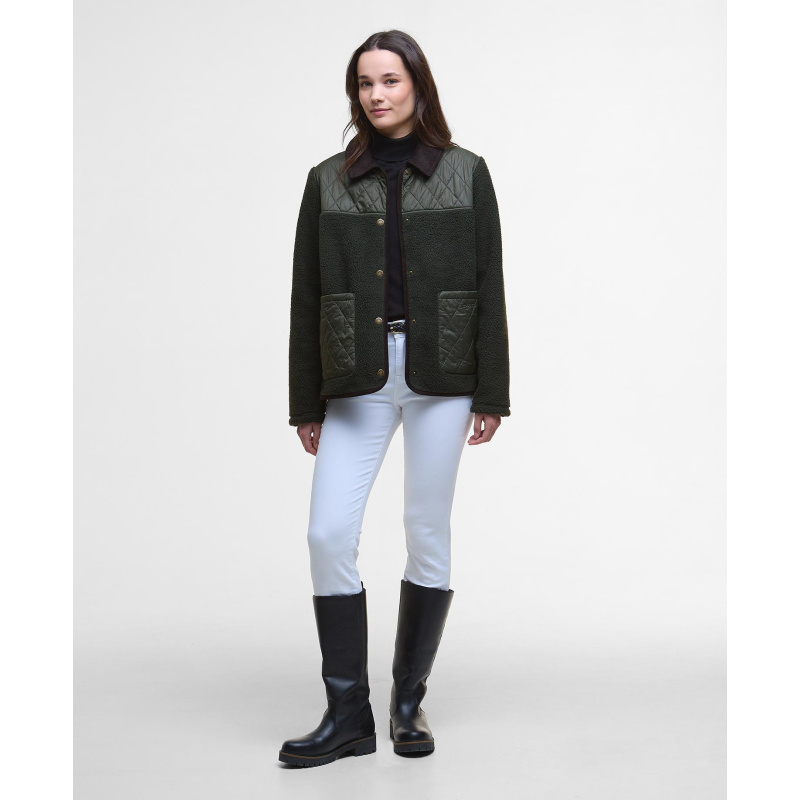 BARBOUR Fleece Laurel Olive