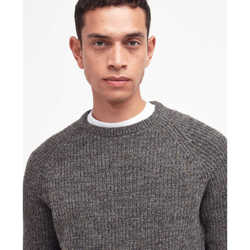BARBOUR Pullover Horseford Rundhals Olive