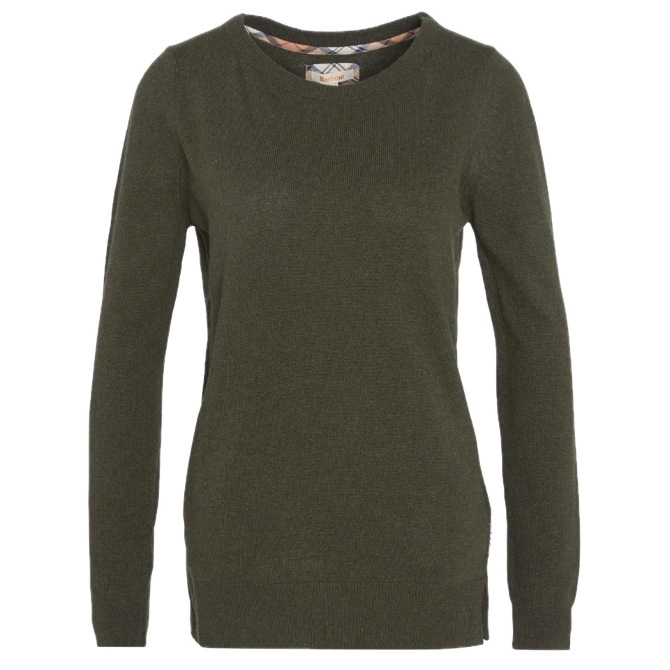 BARBOUR Rundhals-Pullover Pendle Olive