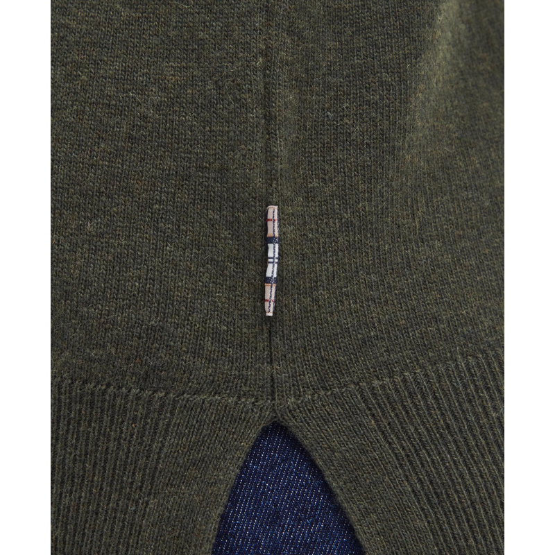 BARBOUR Rundhals-Pullover Pendle Olive