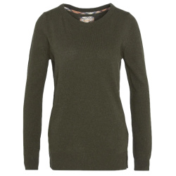BARBOUR Rundhals-Pullover Pendle Olive