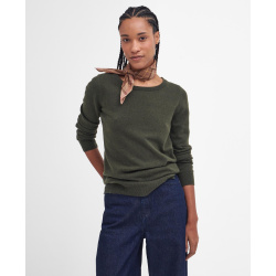 BARBOUR Rundhals-Pullover Pendle Olive