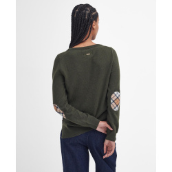 BARBOUR Rundhals-Pullover Pendle Olive