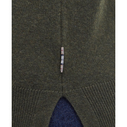 BARBOUR Rundhals-Pullover Pendle Olive