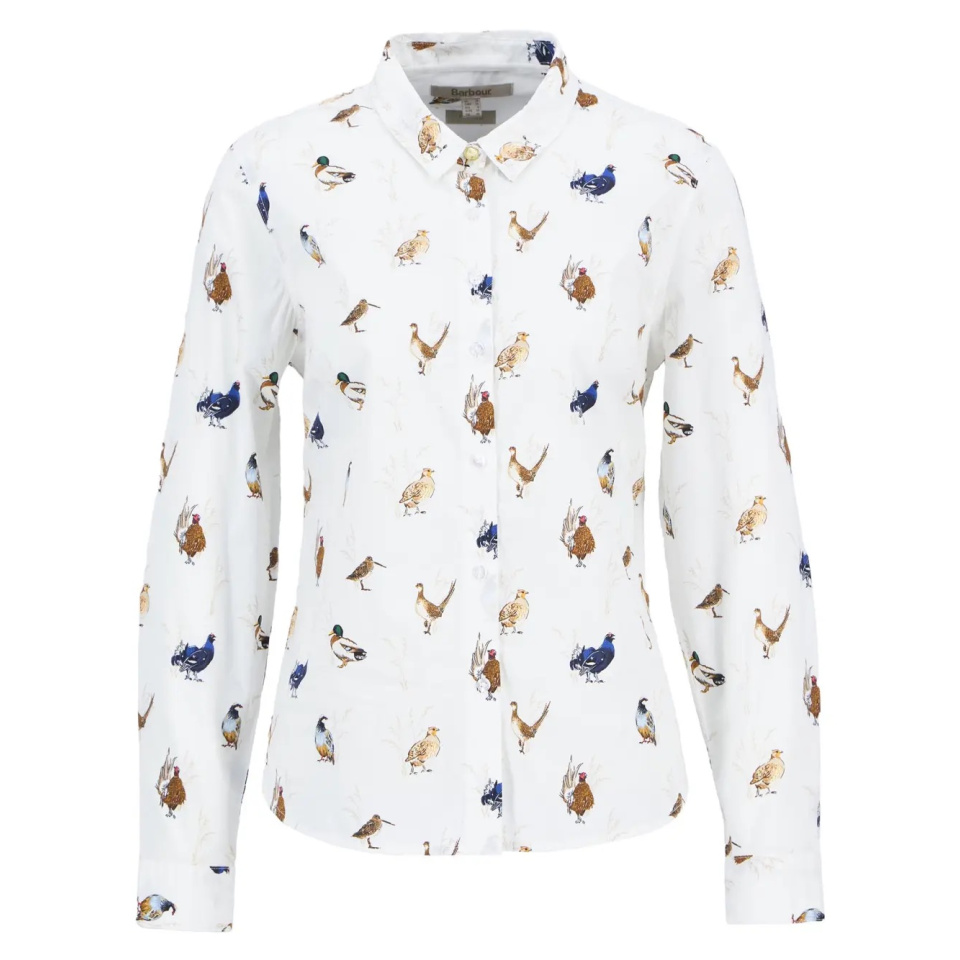 BARBOUR Bluse Brambles Bird Print
