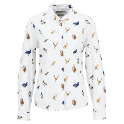 BARBOUR Bluse Brambles Bird Print
