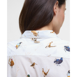 BARBOUR Bluse Brambles Bird Print