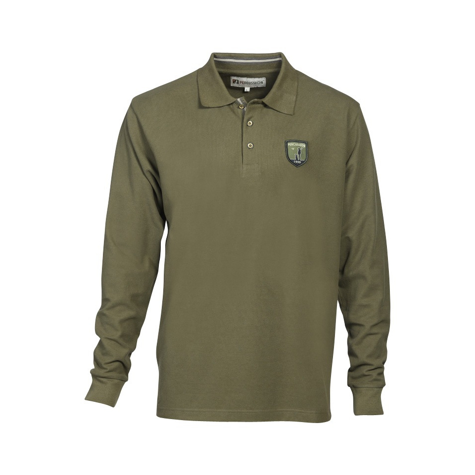 PERCUSSION Polo Olive Green