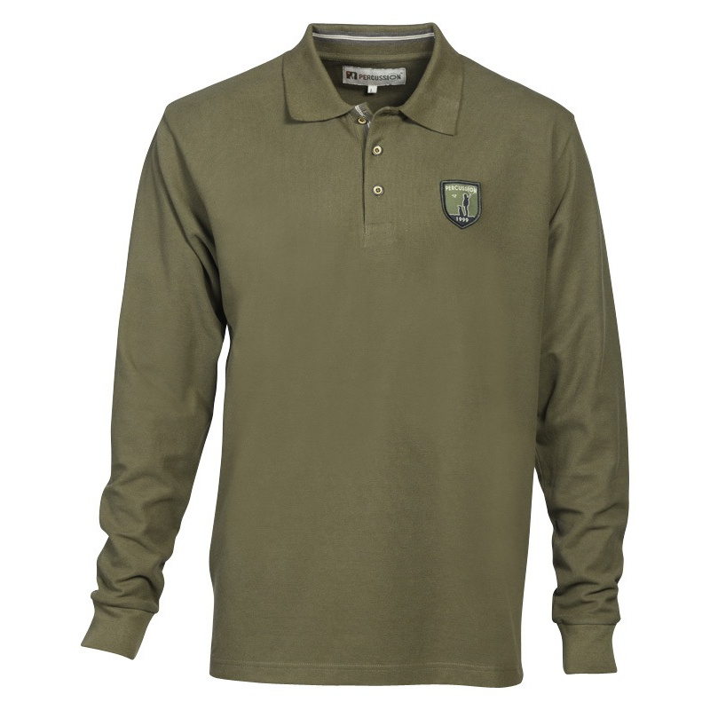PERCUSSION Polo Olive Green