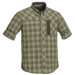PINEWOOD Wof Hemd Olive Suede Braun