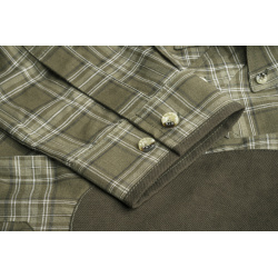 PINEWOOD Wof Hemd Olive Suede Braun