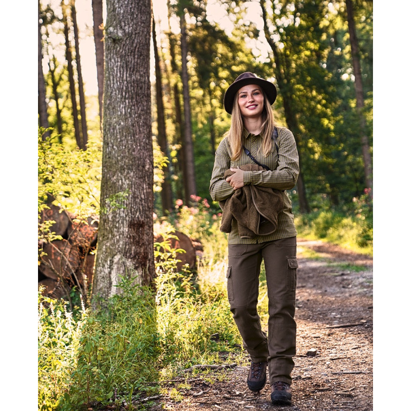 BLASER Damen Stretch Bluse Sergia Grün