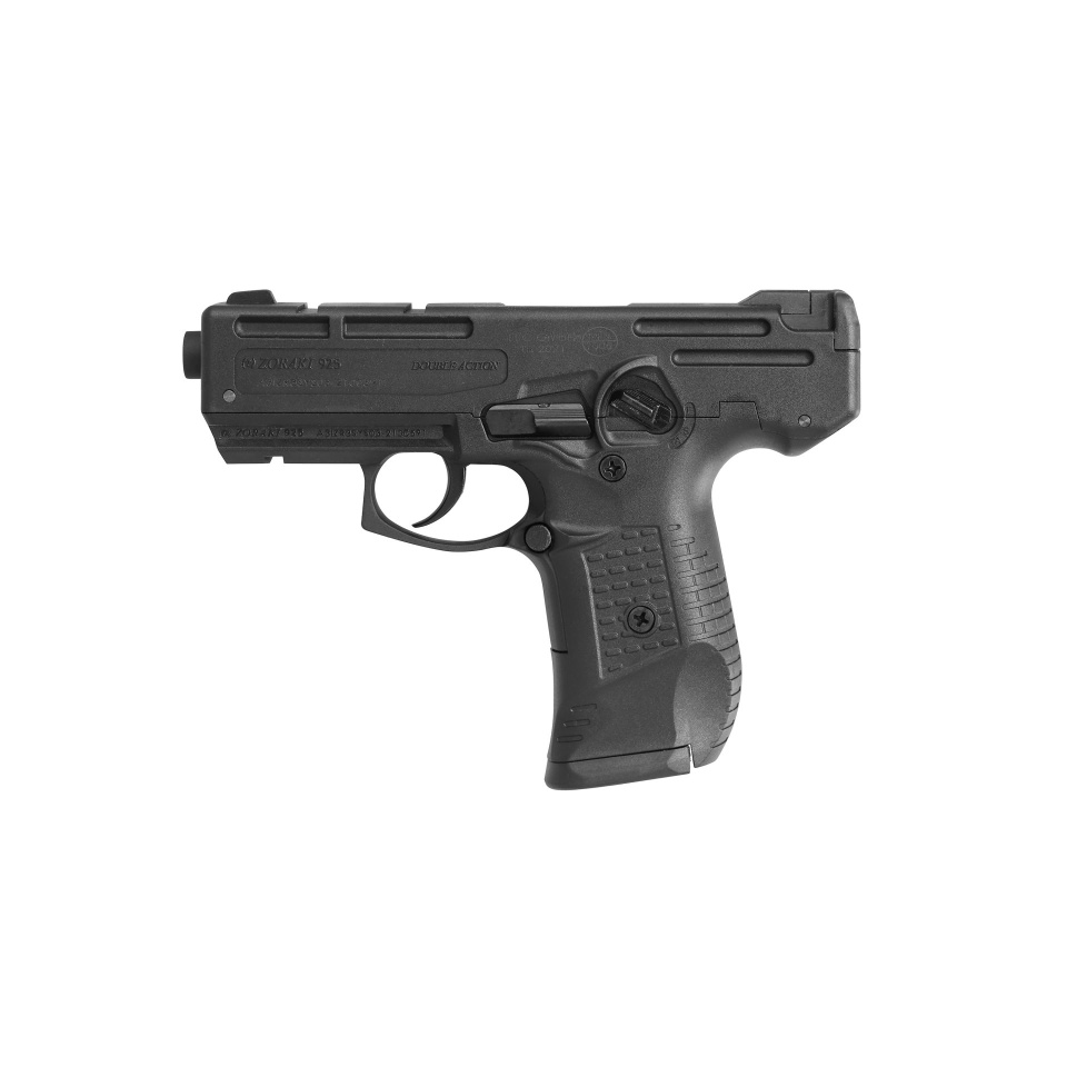 ZORAKI 925 Schreckschuss-Maschinenpistole 9mm P.A.K. inkl. 2 Magazinen u. Polymerkoffer schwarz