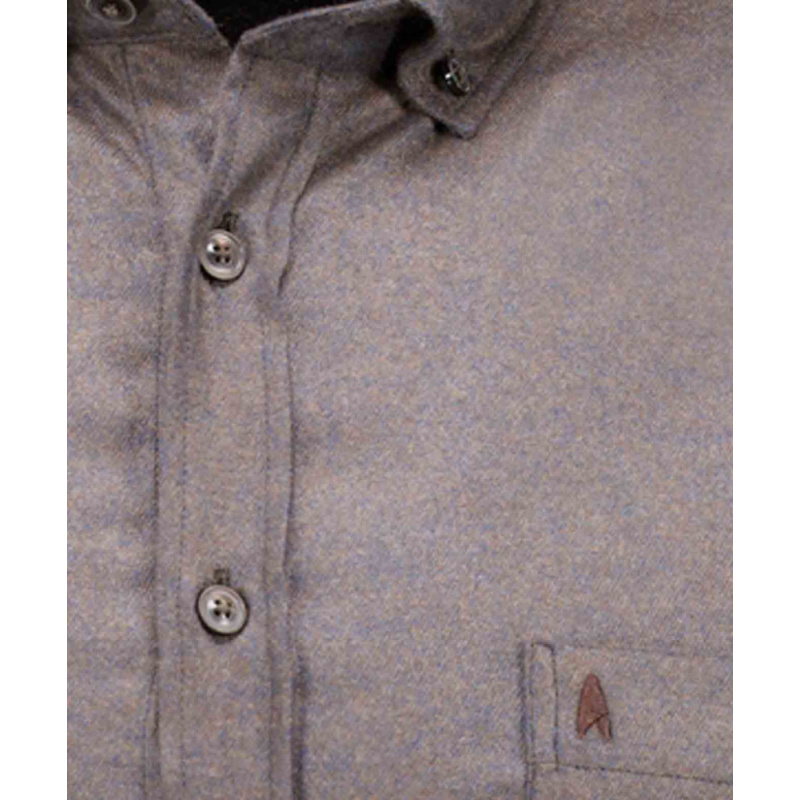RAGMAN Uni-Hemd Ceramica, Button-down-Kragen dunkelbraun