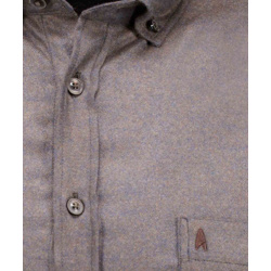 RAGMAN Uni-Hemd Ceramica, Button-down-Kragen dunkelbraun