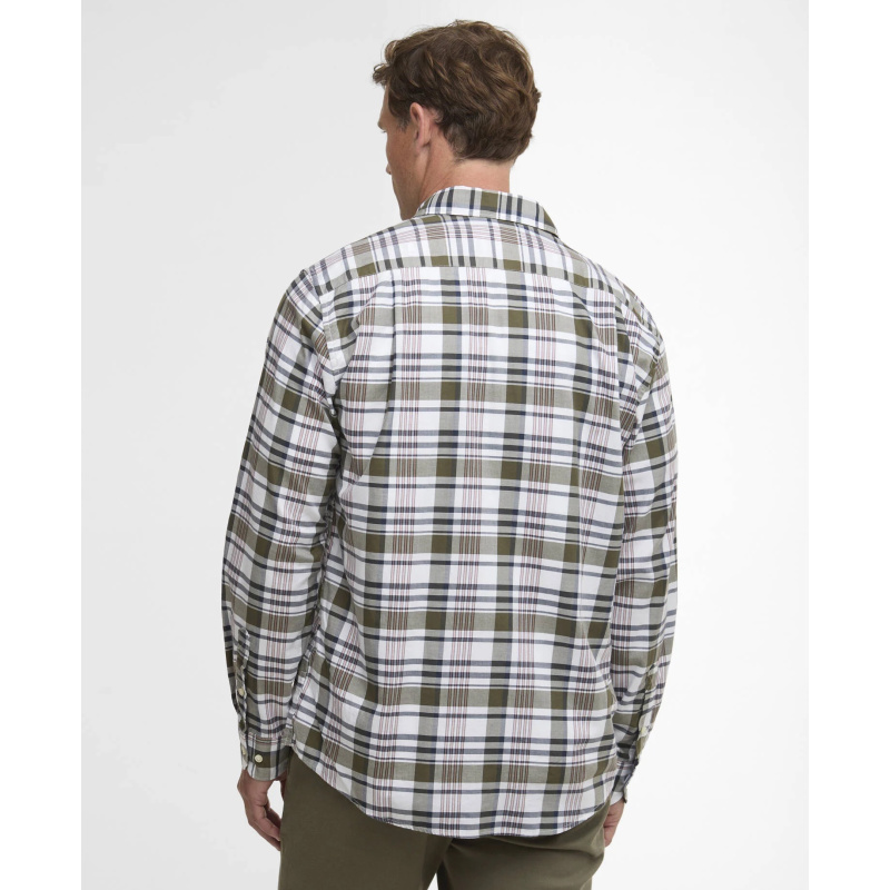 BARBOUR Hemd Hunwick Regular Olive