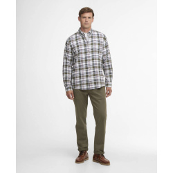 BARBOUR Hemd Hunwick Regular Olive