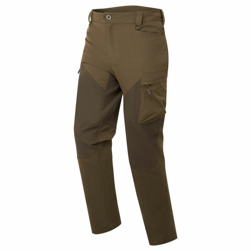 SHOOTERKING Huntflex Stalker Stretchhose Olive/ Braun