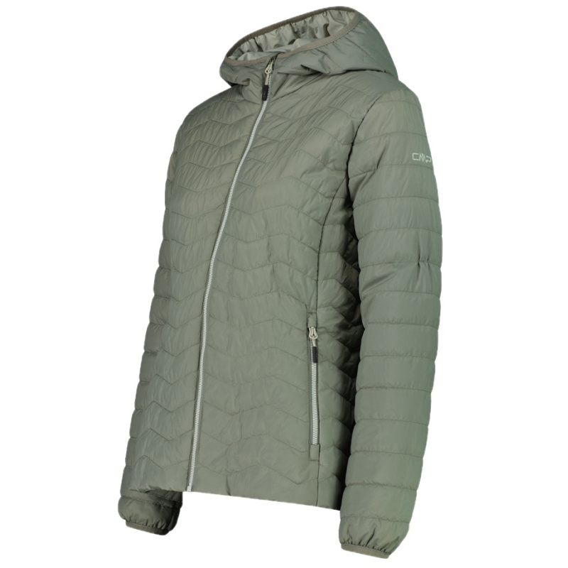 CMP Wattierte Steppjacke mit Kapuze für Damen