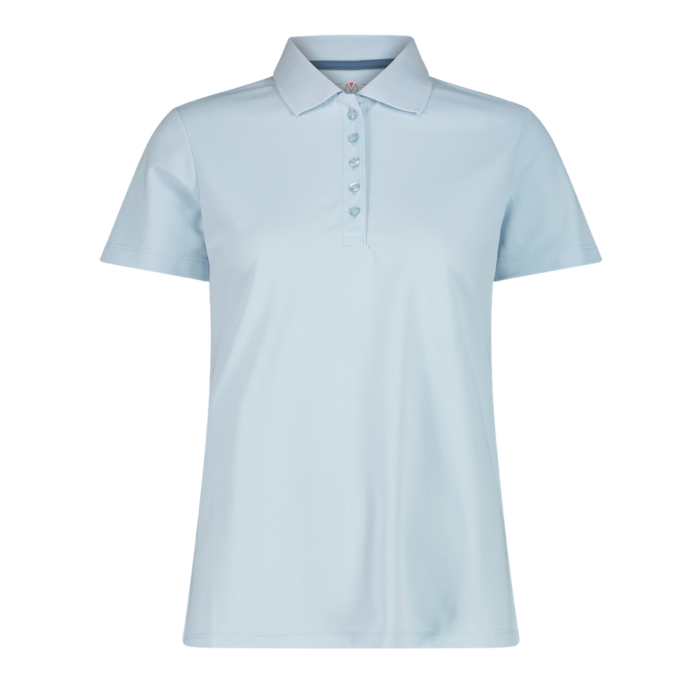 CMP Einfarbiges Pique-Poloshirt Sky Blue