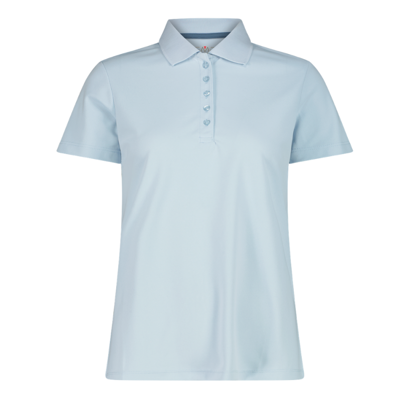 CMP Einfarbiges Pique-Poloshirt Sky Blue