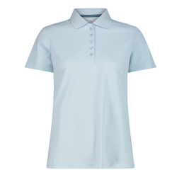 CMP Einfarbiges Pique-Poloshirt Sky Blue