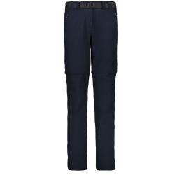 CMP Damen-Zip-Off-Trekkinghose Schwarz Blau