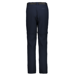 CMP Damen-Zip-Off-Trekkinghose Schwarz Blau