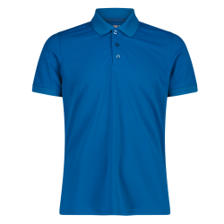 CMP Einfarbiges Funktions-Poloshirt Pacific Blue