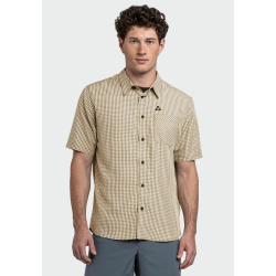SCHÖFFEL CIRC Shirt Style Dalfoss MEN Beige-Black
