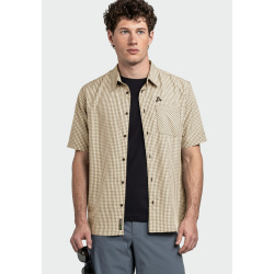 SCHÖFFEL CIRC Shirt Style Dalfoss MEN Beige-Black