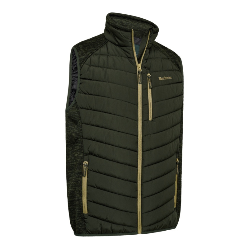 DEERHUNTER Moor Padded Weste Forest Ember