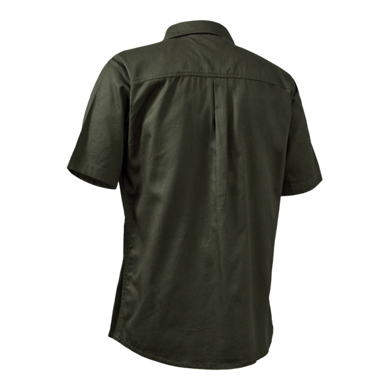DEERHUNTER Atlas Hemd S/S Oliv