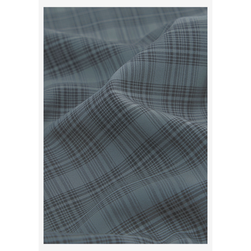 JACK WOLFSKIN Meseta Shirt M Check Dark Navy