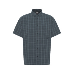JACK WOLFSKIN Meseta Shirt M Check Dark Navy
