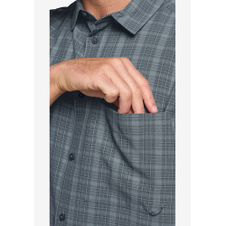 JACK WOLFSKIN Meseta Shirt M Check Dark Navy