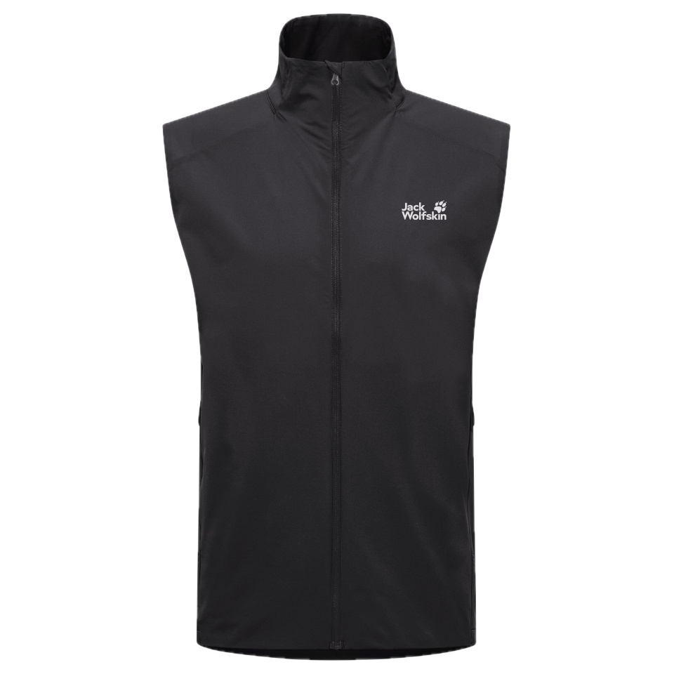 JACK WOLFSKIN Prelight Stride Vest M BLACK
