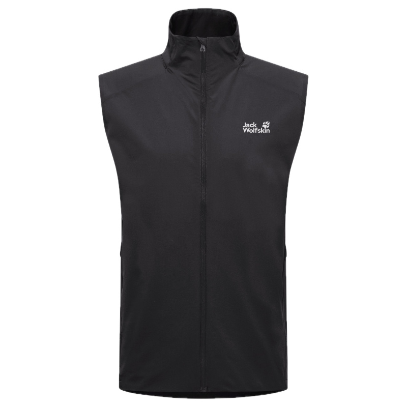 JACK WOLFSKIN Prelight Stride Vest M BLACK