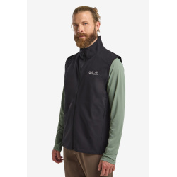 JACK WOLFSKIN Prelight Stride Vest M BLACK