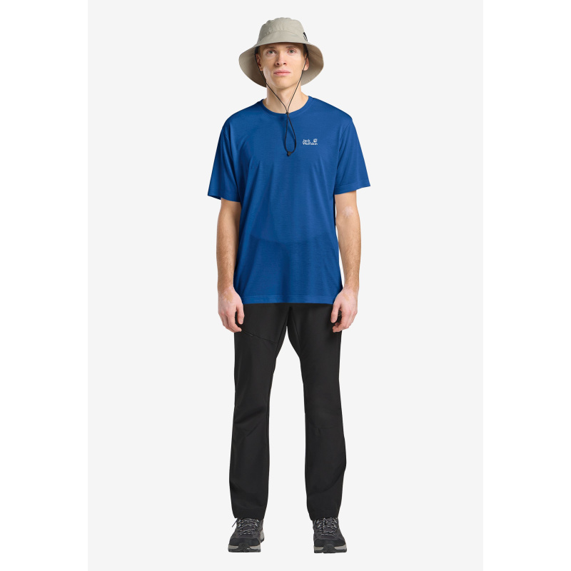 JACK WOLFSKIN Vonnan S/s T M Blue Orchid