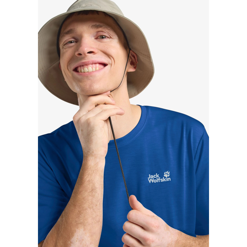JACK WOLFSKIN Vonnan S/s T M Blue Orchid
