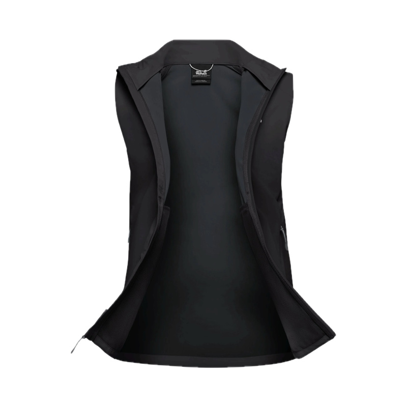 JACK WOLFSKIN Prelight Stride Vest W Black