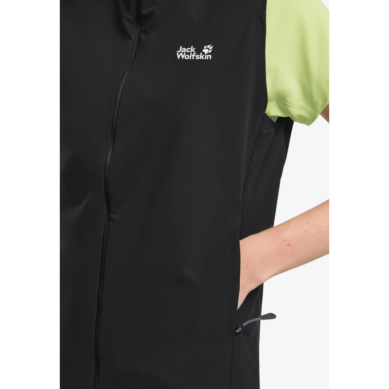 JACK WOLFSKIN Prelight Stride Vest W Black
