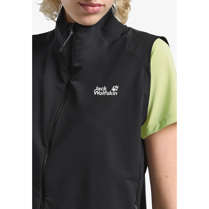 JACK WOLFSKIN Prelight Stride Vest W Black