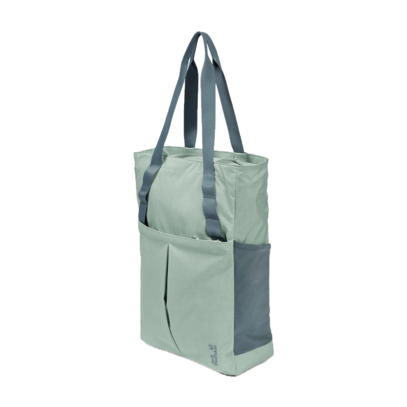 JACK WOLFSKIN Zoya 2in1 Tote Shopper Tasche mit 2-in-1 System 15 Liter Green Zinnia