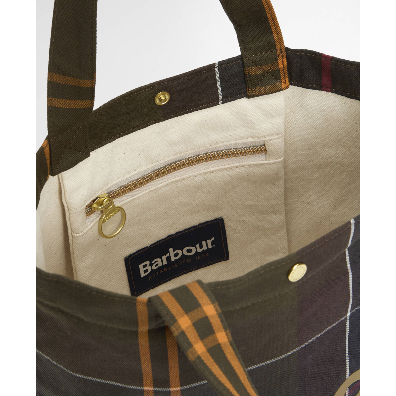 BARBOUR Tote Bag Mini Telfield Tartan