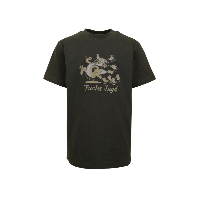 HUBERTUS Kinder T-Shirt "Fuchsjagd" Oliv